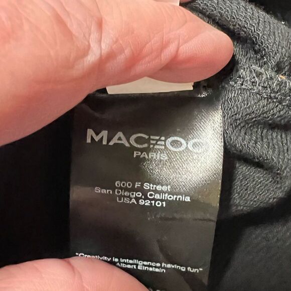 NWT MACEOO Paris Black Mens Long Sleeve SKULLPINK Tee Sz L - Picture 9 of 10